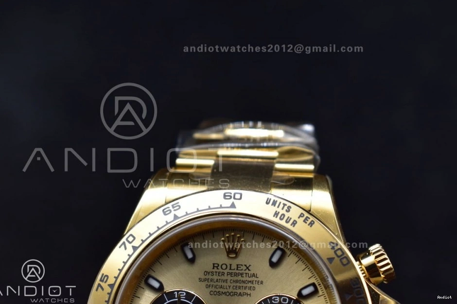 116505 Stylish Bracelet V Edition 1:1 Black Dial SA4130 Clean Best Daytona Markers on 399 YG YG 0727